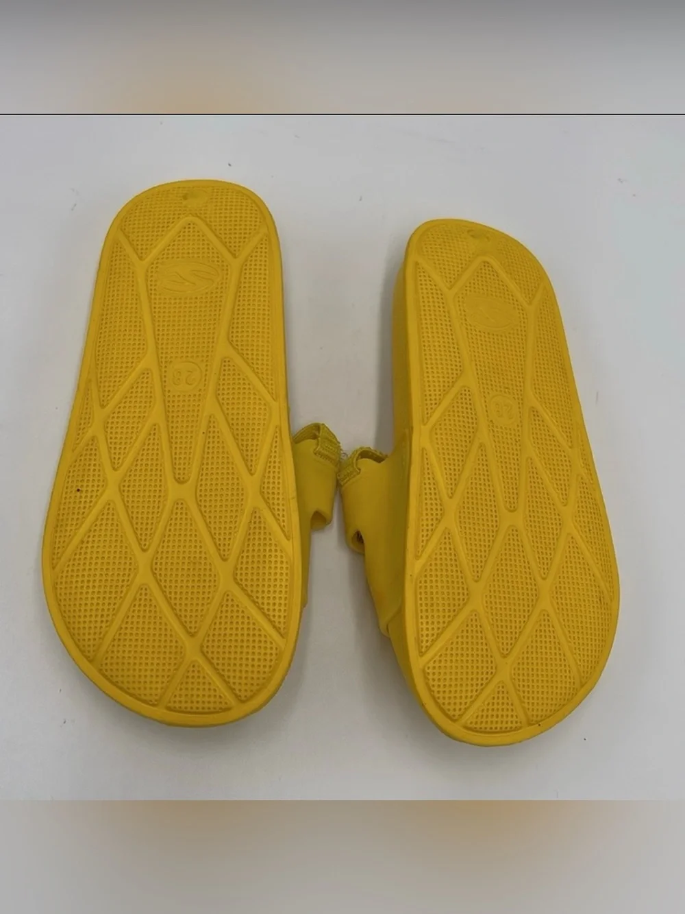 Yellow Toddler Water Sandals - Size 7/8 - Flexible & Secure